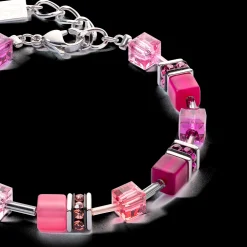 GeoCUBE® Iconic bracelet Viva Magenta