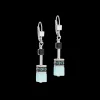 GeoCUBE® Iconic earrings Ice Serenity silver