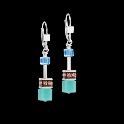 GeoCUBE® Iconic earrings Magic silver