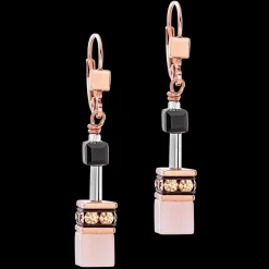 GeoCUBE® Iconic earrings rose gold soft