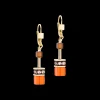 GeoCUBE® Iconic earrings Sunset gold