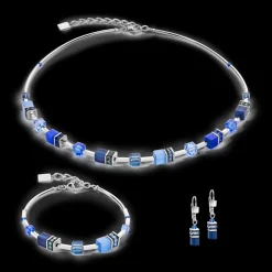 GeoCUBE® Iconic Lite Necklace Blue