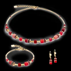 GeoCUBE® Iconic Lite Necklace Red