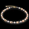 GeoCUBE® Iconic Mono Gold necklace Apricot Crush