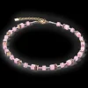 GeoCUBE® Iconic Mono Gold necklace pink