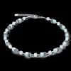 GeoCUBE® Iconic Mono Silver necklace ice blue