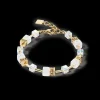 GeoCUBE® Iconic Nature bracelet gold white