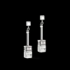 GeoCUBE® Iconic Nature Chain earrings white