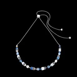 GeoCUBE® Iconic Nature Chain necklace blue