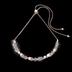 GeoCUBE® Iconic Nature Chain necklace rose