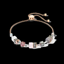 GeoCUBE® Iconic Nature Chain bracelet rose