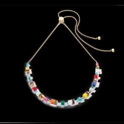 GeoCUBE® Iconic Nature Chain necklace dopamine