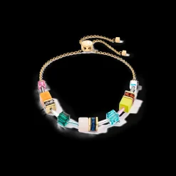 GeoCUBE® Iconic Nature Chain bracelet dopamine