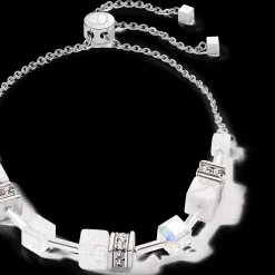 GeoCUBE® Iconic Nature Chain bracelet white