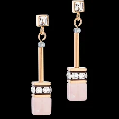 GeoCUBE® Iconic Nature Chain earrings rose