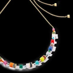 GeoCUBE® Iconic Nature Chain necklace dopamine