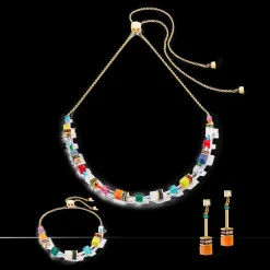 GeoCUBE® Iconic Nature Chain necklace dopamine