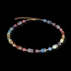 GeoCUBE® Iconic necklace Festive gold-multicolour