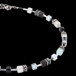 GeoCUBE® Iconic necklace Ice Serenity silver