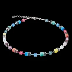 GeoCUBE® Iconic necklace Magic silver