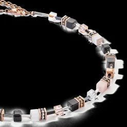 GeoCUBE® Iconic necklace rose gold soft