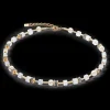 GeoCUBE® Iconic Pearl Mix necklace gold-white