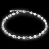 GeoCUBE® Iconic Pearl Mix necklace silver-white