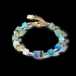 GeoCUBE® Iconic Precious bracelet green-turquoise