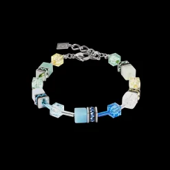 GeoCUBE® Iconic Precious bracelet aqua-green
