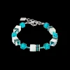 GeoCUBE® Iconic Precious bracelet silver-green