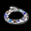 GeoCUBE® Iconic Precious bracelet blue-brown
