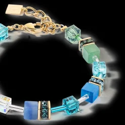 GeoCUBE® Iconic Precious bracelet green-turquoise