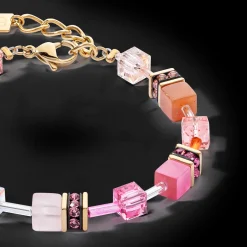 GeoCUBE® Iconic Precious bracelet rose-orange