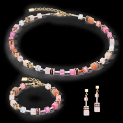 GeoCUBE® Iconic Precious bracelet rose-orange