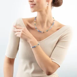 GeoCUBE® Iconic Precious bracelet aqua-green