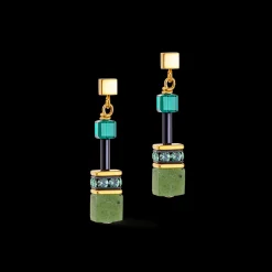 GeoCUBE® Iconic Precious earrings green