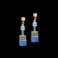 GeoCUBE® Iconic Precious earrings blue
