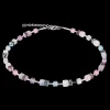 GeoCUBE® Iconic Precious necklace pink-lilac