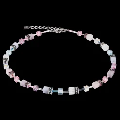GeoCUBE® Iconic Precious necklace pink-lilac