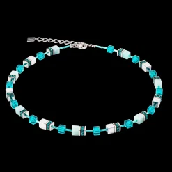 GeoCUBE® Iconic Precious necklace silver-green
