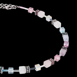 GeoCUBE® Iconic Precious necklace pink-lilac