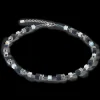 GeoCUBE® Iconic Precious Onyx necklace crystal-black