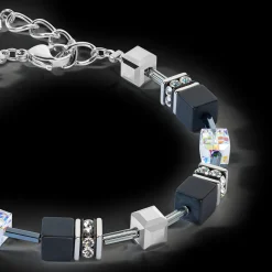 GeoCUBE® Iconic Precious Onyx bracelet crystal-black