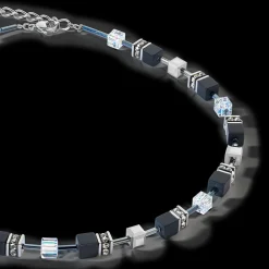 GeoCUBE® Iconic Precious Onyx necklace crystal-black