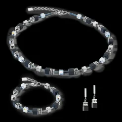 GeoCUBE® Iconic Precious Onyx bracelet crystal-black