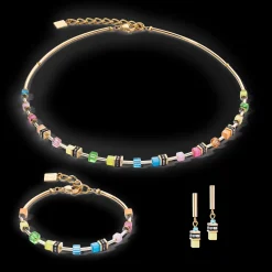 GeoCUBE® Lite Mini Earrings Rainbow
