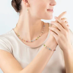 GeoCUBE® Lite Mini Earrings Rainbow