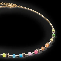 GeoCUBE® Lite Mini Necklace Rainbow