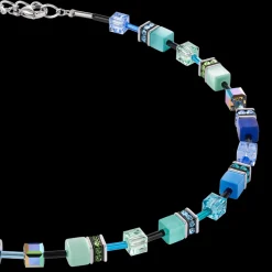GeoCUBE® Necklace blue-green