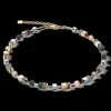GEOCUBE® Necklace grey-gold